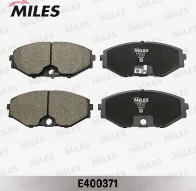 Miles E400371 - Тормозные колодки, дисковые, комплект autospares.lv