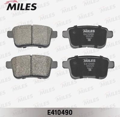 Miles E410490 - Тормозные колодки, дисковые, комплект autospares.lv