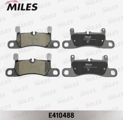 Miles E410488 - Тормозные колодки, дисковые, комплект autospares.lv