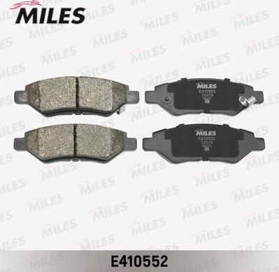 Miles E410552 - Тормозные колодки, дисковые, комплект autospares.lv