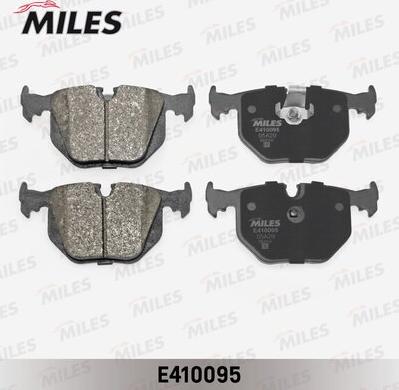 Miles E410095 - Тормозные колодки, дисковые, комплект autospares.lv