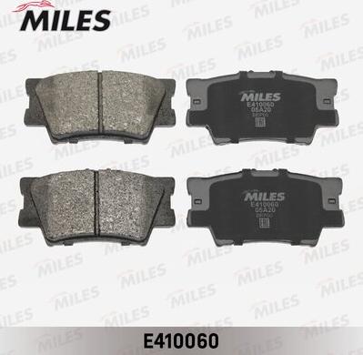 Miles E410060 - Тормозные колодки, дисковые, комплект autospares.lv