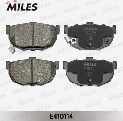 Miles E410114 - Тормозные колодки, дисковые, комплект autospares.lv