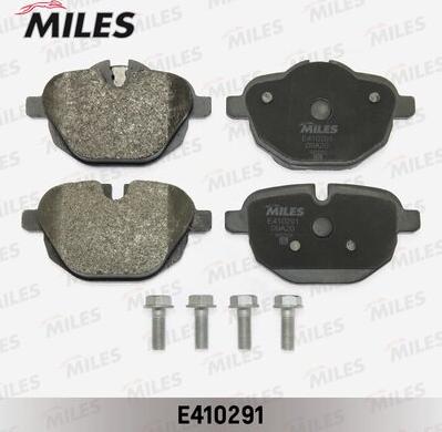 Miles E410291 - Тормозные колодки, дисковые, комплект autospares.lv