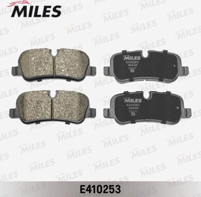 Miles E410253 - Тормозные колодки, дисковые, комплект autospares.lv