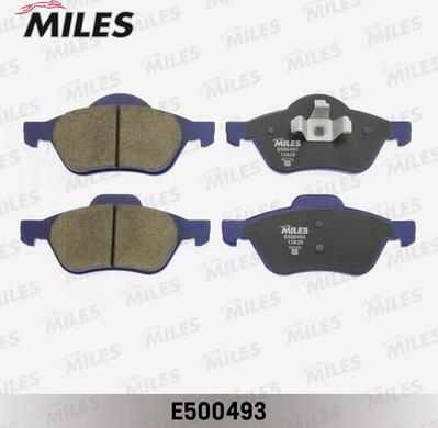 Miles E500493 - Тормозные колодки, дисковые, комплект autospares.lv