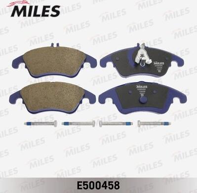 Miles E500458 - Тормозные колодки, дисковые, комплект autospares.lv