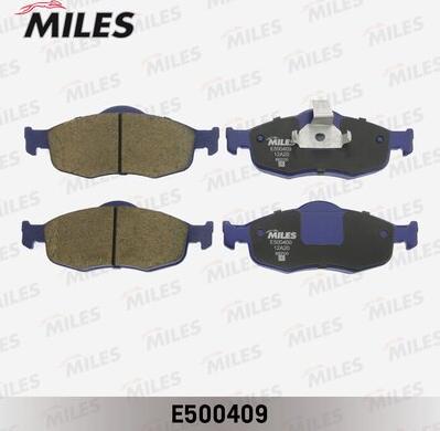 Miles E500409 - Тормозные колодки, дисковые, комплект autospares.lv