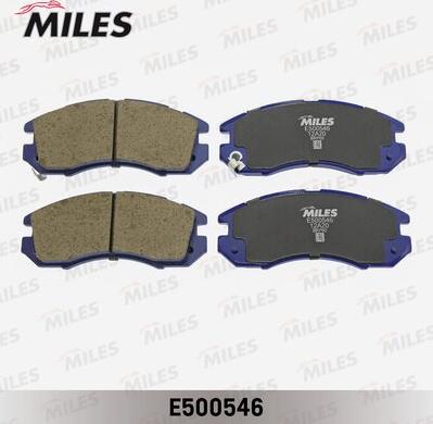 Miles E500546 - Тормозные колодки, дисковые, комплект autospares.lv