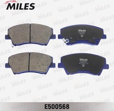 Miles E500568 - Тормозные колодки, дисковые, комплект autospares.lv