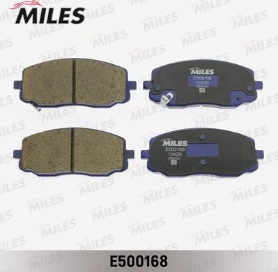 Miles E500168 - Тормозные колодки, дисковые, комплект autospares.lv