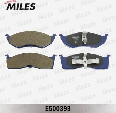 Miles E500393 - Тормозные колодки, дисковые, комплект autospares.lv