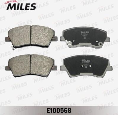 Miles E100568 - Тормозные колодки, дисковые, комплект autospares.lv