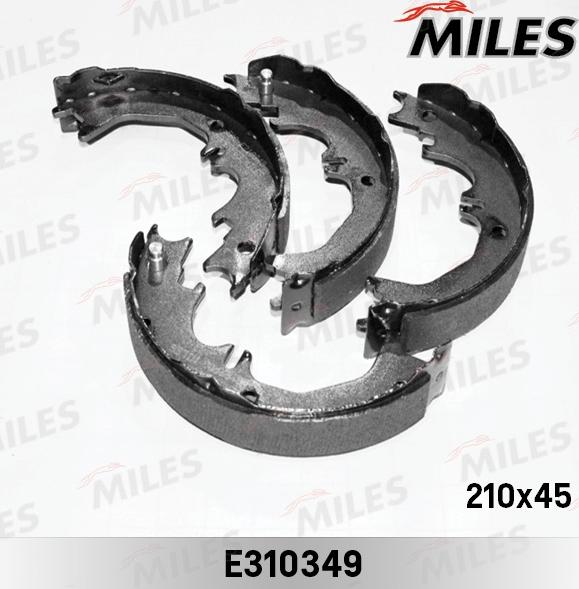 Miles E310349 - Комплект тормозов, ручник, парковка autospares.lv