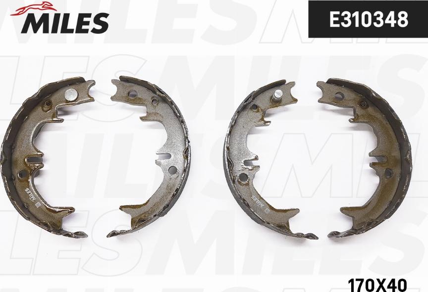 Miles E310348 - Комплект тормозов, ручник, парковка autospares.lv