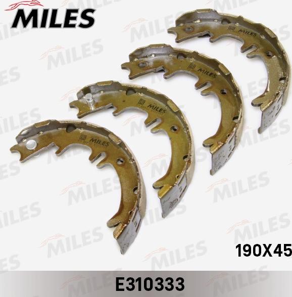 Miles E310333 - Комплект тормозов, ручник, парковка autospares.lv