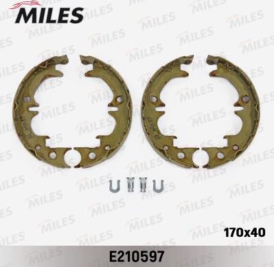 Miles E210597 - Комплект тормозов, ручник, парковка autospares.lv