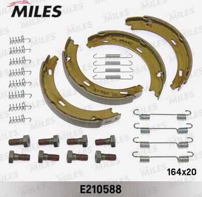 Miles E210588 - Комплект тормозов, ручник, парковка autospares.lv