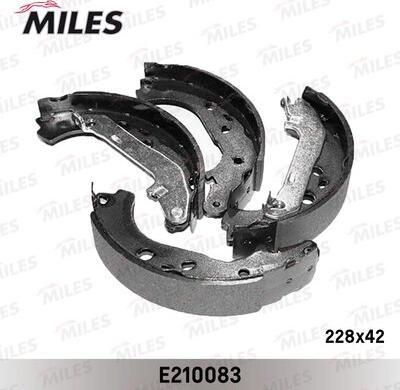 Miles E210083 - Комплект тормозных колодок, барабанные autospares.lv