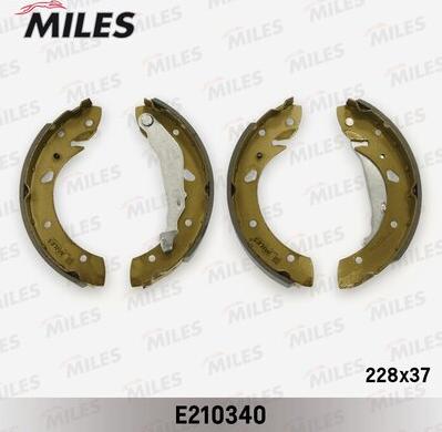 Miles E210340 - Комплект тормозных колодок, барабанные autospares.lv