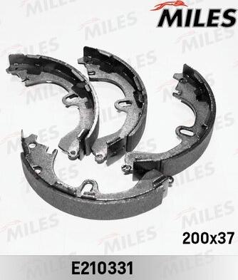 Miles E210331 - Комплект тормозных колодок, барабанные autospares.lv