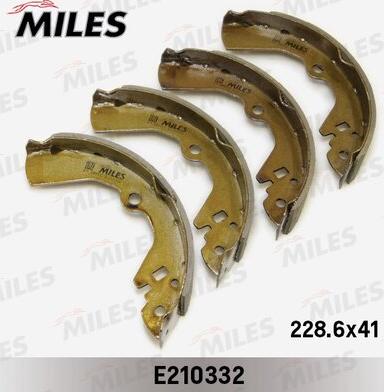 Miles E210332 - Комплект тормозных колодок, барабанные autospares.lv