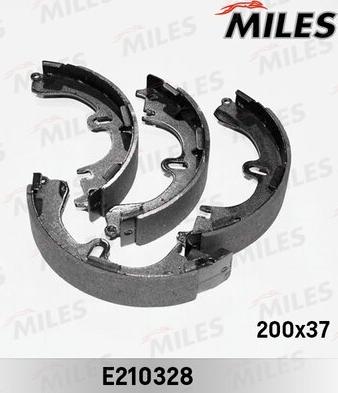 Miles E210328 - Комплект тормозных колодок, барабанные autospares.lv