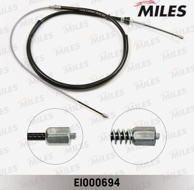 Miles EI000694 - Тросик, cтояночный тормоз autospares.lv