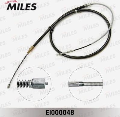 Miles EI000048 - Тросик, cтояночный тормоз autospares.lv