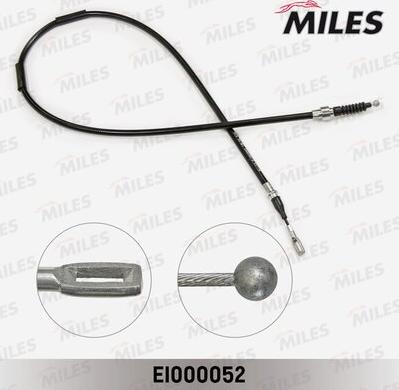 Miles EI000052 - Тросик, cтояночный тормоз autospares.lv