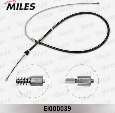 Miles EI000039 - Тросик, cтояночный тормоз autospares.lv