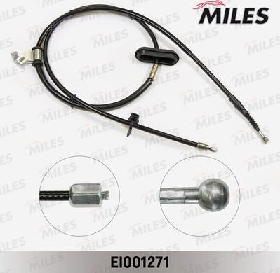 Miles EI001271 - Тросик, cтояночный тормоз autospares.lv