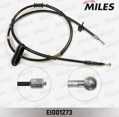 Miles EI001273 - Тросик, cтояночный тормоз autospares.lv