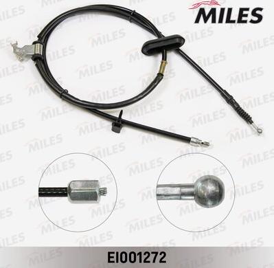 Miles EI001272 - Тросик, cтояночный тормоз autospares.lv