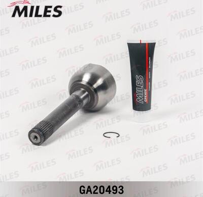 Miles GA20493 - Шарнирный комплект, ШРУС, приводной вал autospares.lv