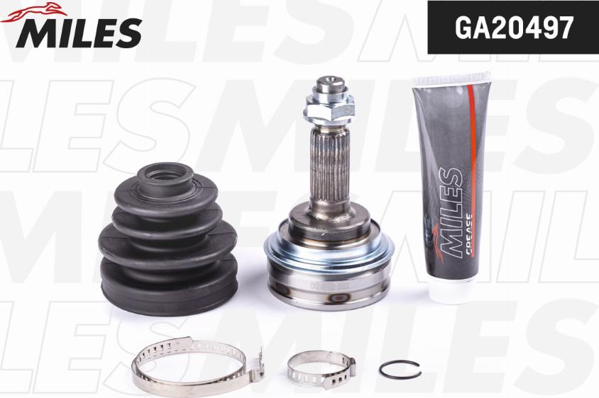 Miles GA20497 - Шарнирный комплект, ШРУС, приводной вал autospares.lv