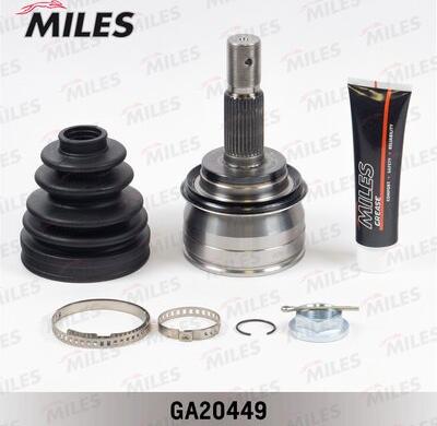 Miles GA20449 - Шарнирный комплект, ШРУС, приводной вал autospares.lv