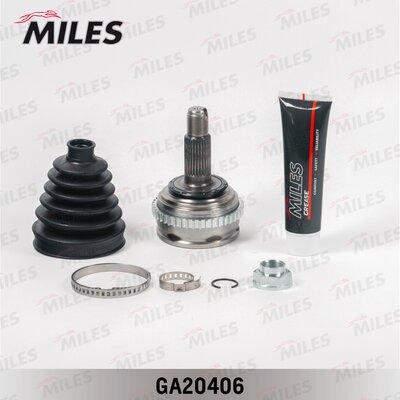 Miles GA20406 - Шарнирный комплект, ШРУС, приводной вал autospares.lv