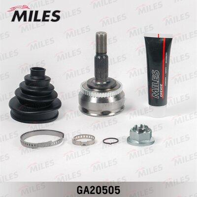 Miles GA20505 - Шарнирный комплект, ШРУС, приводной вал autospares.lv