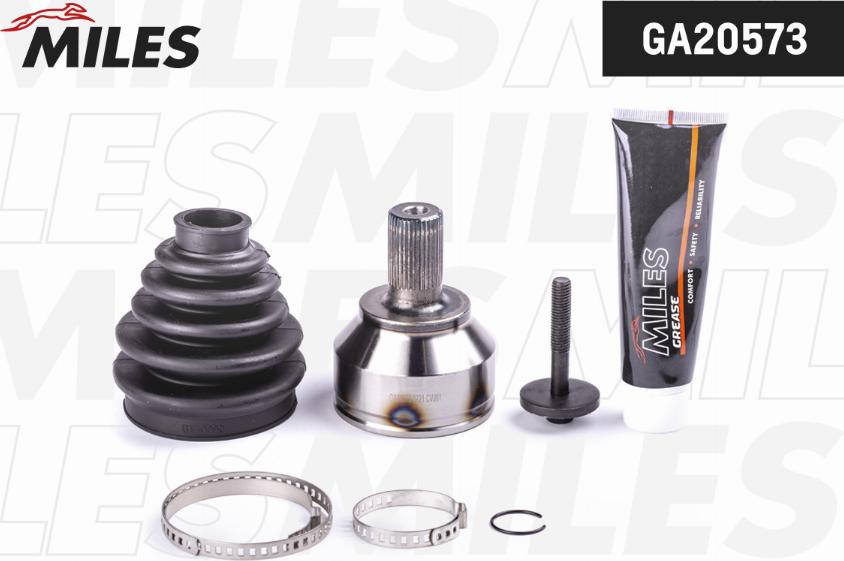 Miles GA20573 - Шарнирный комплект, ШРУС, приводной вал autospares.lv