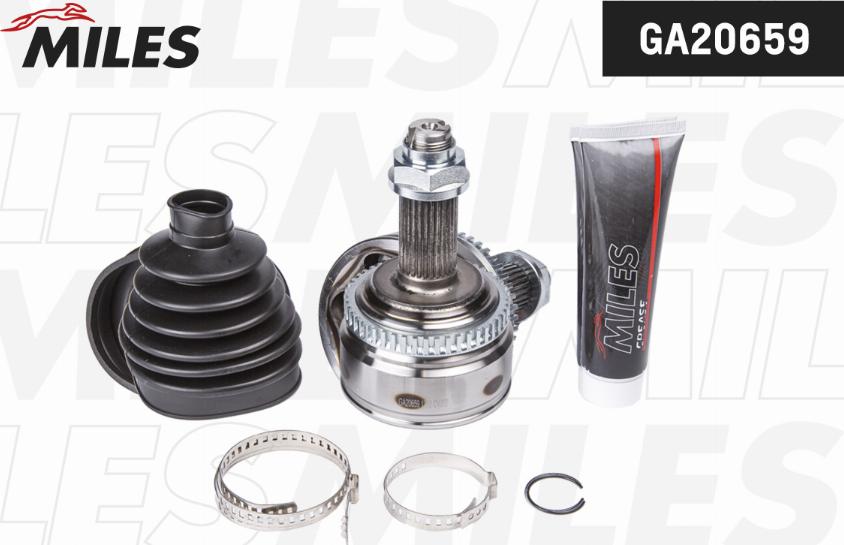 Miles GA20659 - Шарнирный комплект, ШРУС, приводной вал autospares.lv