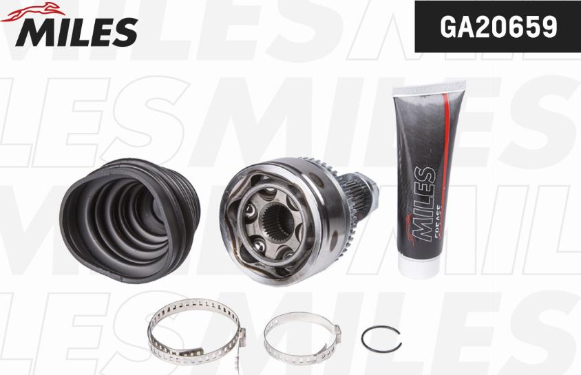 Miles GA20659 - Шарнирный комплект, ШРУС, приводной вал autospares.lv