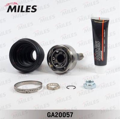 Miles GA20057 - Шарнирный комплект, ШРУС, приводной вал autospares.lv