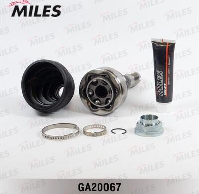 Miles GA20067 - Шарнирный комплект, ШРУС, приводной вал autospares.lv