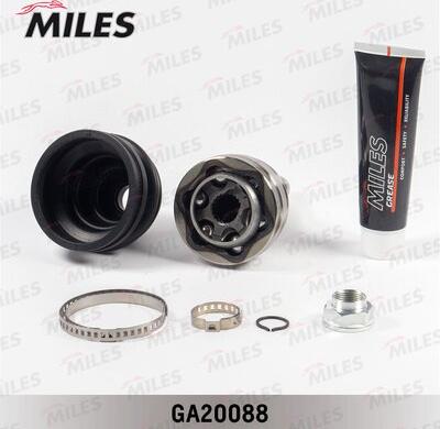 Miles GA20088 - Шарнирный комплект, ШРУС, приводной вал autospares.lv