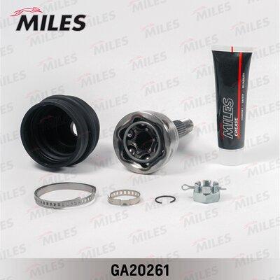 Miles GA20261 - Шарнирный комплект, ШРУС, приводной вал autospares.lv