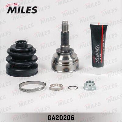 Miles GA20206 - Шарнирный комплект, ШРУС, приводной вал autospares.lv