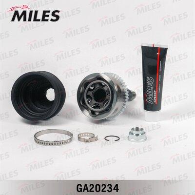 Miles GA20234 - Шарнирный комплект, ШРУС, приводной вал autospares.lv