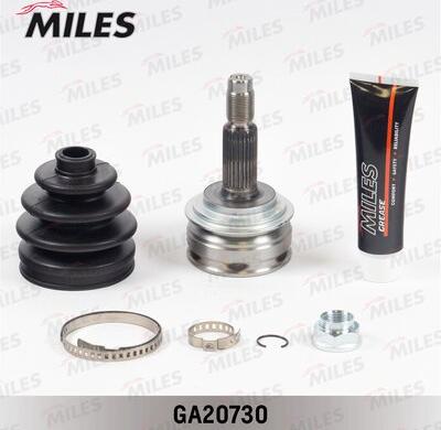 Miles GA20730 - Шарнирный комплект, ШРУС, приводной вал autospares.lv