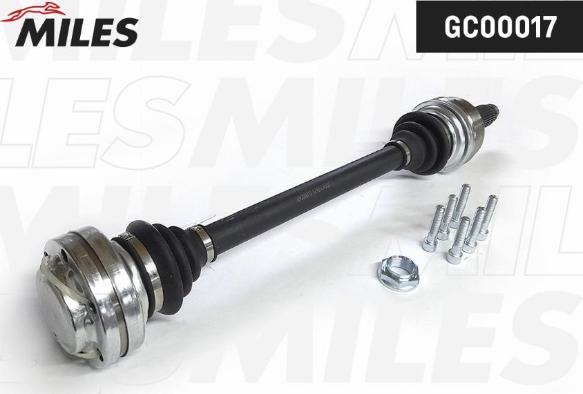 Miles GC00017 - Приводной вал autospares.lv